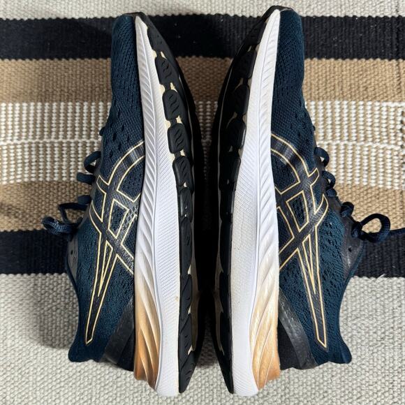 ASICS Gel-Excite Running Sneaker Women 9 Blue/Champagne Athleisure Walking Shoe - Picture 3 of 10